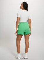 είδη ένδυσης Alcott βαμβακερό σορτς με ρολό και κορδόνι bk1 μαύρο γυναίκες RRJDJ4445 - Image 5
