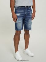 είδη ένδυσης Alcott βερμούδα τζιν slim fit d004 μεσαίο γαλάζιο άνδρες RRJDJ4636 - Image 2