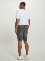 είδη ένδυσης Alcott βερμούδα τζιν slim fit d004 μεσαίο γαλάζιο άνδρες RRJDJ41162 - Image 5