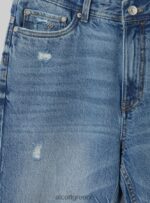 είδη ένδυσης Alcott βερμούδα τζιν slim fit d004 μεσαίο γαλάζιο άνδρες RRJDJ4999 - Image 7