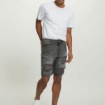είδη ένδυσης Alcott βερμούδα τζιν slim fit d004 μεσαίο γαλάζιο άνδρες RRJDJ41162