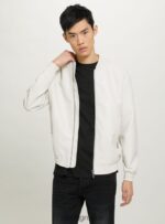 είδη ένδυσης Alcott δερμάτινο bomber jacket bk1 μαύρο άνδρες RRJDJ4918 - Image 3