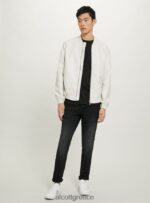 είδη ένδυσης Alcott δερμάτινο bomber jacket bk1 μαύρο άνδρες RRJDJ4918 - Image 4
