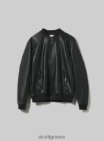 είδη ένδυσης Alcott δερμάτινο bomber jacket bk1 μαύρο άνδρες RRJDJ4749 - Image 6
