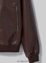 είδη ένδυσης Alcott δερμάτινο bomber jacket bk1 μαύρο άνδρες RRJDJ4787 - Image 7