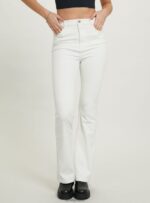είδη ένδυσης Alcott ελαστικό παντελόνι twill flare wh1 υπόλευκο γυναίκες RRJDJ460