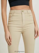 είδη ένδυσης Alcott ελαστικό παντελόνι twill flare wh1 υπόλευκο γυναίκες RRJDJ4177 - Image 3
