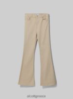 είδη ένδυσης Alcott ελαστικό παντελόνι twill flare wh1 υπόλευκο γυναίκες RRJDJ4177 - Image 6