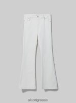 είδη ένδυσης Alcott ελαστικό παντελόνι twill flare wh1 υπόλευκο γυναίκες RRJDJ460 - Image 6
