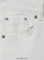 είδη ένδυσης Alcott ελαστικό παντελόνι twill flare wh1 υπόλευκο γυναίκες RRJDJ460 - Image 7