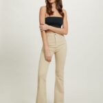 είδη ένδυσης Alcott ελαστικό παντελόνι twill flare wh1 υπόλευκο γυναίκες RRJDJ4177