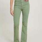 είδη ένδυσης Alcott ελαστικό παντελόνι twill flare wh1 υπόλευκο γυναίκες RRJDJ4181