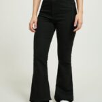 είδη ένδυσης Alcott ελαστικό παντελόνι twill flare wh1 υπόλευκο γυναίκες RRJDJ4290