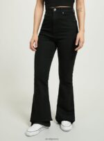 είδη ένδυσης Alcott ελαστικό παντελόνι twill flare wh1 υπόλευκο γυναίκες RRJDJ4290