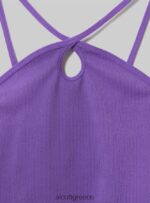 είδη ένδυσης Alcott επάνω cropped con scollo incrociato bk1 μαύρο γυναίκες RRJDJ441 - Image 7