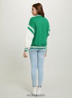είδη ένδυσης Alcott κολεγιακό bomber jacket με στάμπα br1 καφέ σκούρο γυναίκες RRJDJ4256 - Image 5