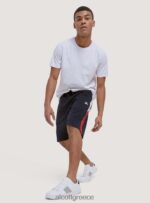 είδη ένδυσης Alcott κοντό βελούδινο βαμβακερό παντελόνι με στάμπα μαύρος άνδρες RRJDJ4799 - Image 2