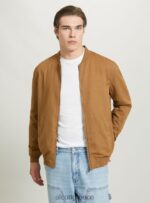 είδη ένδυσης Alcott λινό bomber jacket μπλε άνδρες RRJDJ4741 - Image 2