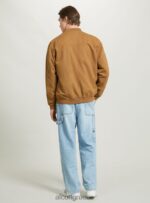 είδη ένδυσης Alcott λινό bomber jacket μπλε άνδρες RRJDJ4741 - Image 5