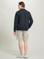 είδη ένδυσης Alcott λινό bomber jacket μπλε άνδρες RRJDJ4982 - Image 5