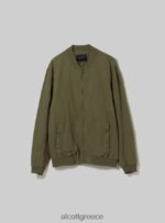 είδη ένδυσης Alcott λινό bomber jacket μπλε άνδρες RRJDJ4869 - Image 6