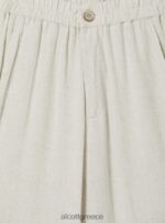 είδη ένδυσης Alcott λινό παντελόνι culotte wh2 λευκό γυναίκες RRJDJ4472 - Image 8