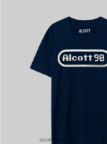 είδη ένδυσης Alcott μπλουζάκι από βαμβακερό στάμπα μεγάλου μεγέθους μπλε ναυτικό άνδρες RRJDJ4738 - Image 3