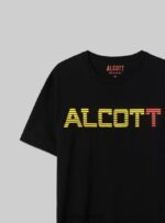 είδη ένδυσης Alcott μπλουζάκι από βαμβακερό στάμπα μεγάλου μεγέθους μαύρος άνδρες RRJDJ41049 - Image 3