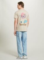 είδη ένδυσης Alcott μπλουζάκι του rick and morty bg2 μπεζ μεσαίο άνδρες RRJDJ4923 - Image 3