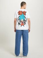 είδη ένδυσης Alcott μπλουζάκι dragon ball wh3 λευκό άνδρες RRJDJ4665 - Image 3