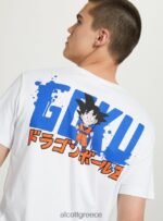 είδη ένδυσης Alcott μπλουζάκι dragon ball wh3 λευκό άνδρες RRJDJ4667 - Image 3