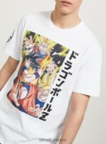 είδη ένδυσης Alcott μπλουζάκι dragon ball wh3 λευκό άνδρες RRJDJ4662 - Image 4