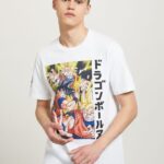 είδη ένδυσης Alcott μπλουζάκι dragon ball wh3 λευκό άνδρες RRJDJ4662