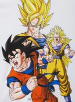 είδη ένδυσης Alcott μπλουζάκι dragon ball wh3 λευκό άνδρες RRJDJ41104 - Image 8