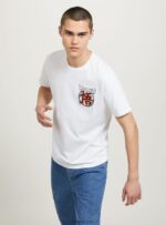 είδη ένδυσης Alcott μπλουζάκι dragon ball wh3 λευκό άνδρες RRJDJ4665