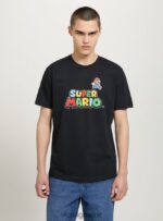 είδη ένδυσης Alcott μπλουζάκι super mario bk1 μαύρο άνδρες RRJDJ4676 - Image 3