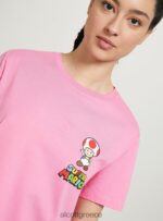 είδη ένδυσης Alcott μπλουζάκι super mario pk2 ροζ μεσαίο γυναίκες RRJDJ431 - Image 4