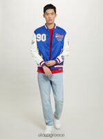 είδη ένδυσης Alcott μπουφάν varsity bomber με patch ry1 royale σκοτεινό άνδρες RRJDJ4863 - Image 3
