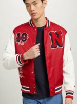 είδη ένδυσης Alcott μπουφάν varsity bomber με patch ry1 royale σκοτεινό άνδρες RRJDJ4864