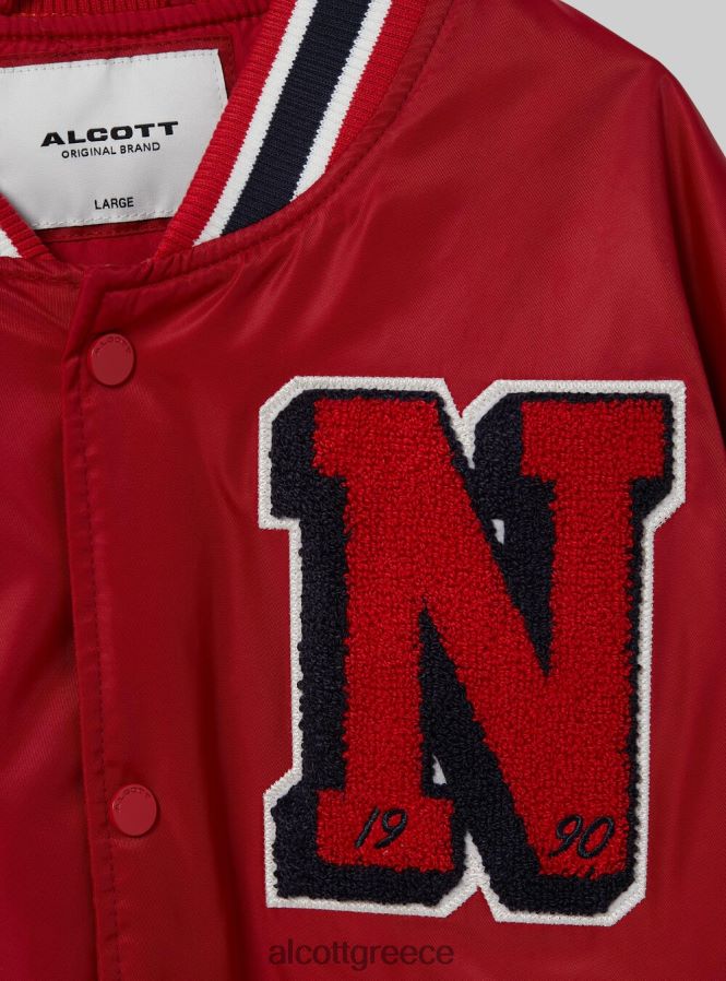 είδη ένδυσης Alcott μπουφάν varsity bomber με patch ry1 royale σκοτεινό άνδρες RRJDJ4864 - Image 9