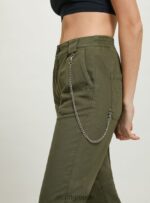 είδη ένδυσης Alcott παντελόνι jogger με αλυσίδα bk1 μαύρο γυναίκες RRJDJ4298 - Image 3