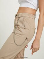 είδη ένδυσης Alcott παντελόνι jogger με αλυσίδα bk1 μαύρο γυναίκες RRJDJ430 - Image 4