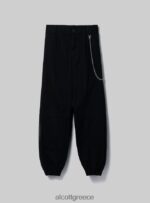 είδη ένδυσης Alcott παντελόνι jogger με αλυσίδα bk1 μαύρο γυναίκες RRJDJ440 - Image 6