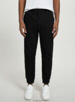 είδη ένδυσης Alcott παντελόνι jogger με μεγάλες τσέπες bk1 μαύρο άνδρες RRJDJ4671