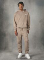 είδη ένδυσης Alcott παντελόνι jogger με τύπωμα team 053 bg1 μπεζ σκούρο άνδρες RRJDJ41174 - Image 2
