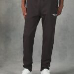 είδη ένδυσης Alcott παντελόνι jogger με τύπωμα team 053 bg1 μπεζ σκούρο άνδρες RRJDJ41164