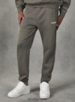 είδη ένδυσης Alcott παντελόνι jogger με τύπωμα team 053 bg1 μπεζ σκούρο άνδρες RRJDJ4769 - Image 3