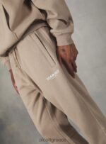 είδη ένδυσης Alcott παντελόνι jogger με τύπωμα team 053 bg1 μπεζ σκούρο άνδρες RRJDJ41174 - Image 4