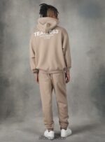 είδη ένδυσης Alcott παντελόνι jogger με τύπωμα team 053 bg1 μπεζ σκούρο άνδρες RRJDJ41174 - Image 5