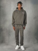 είδη ένδυσης Alcott παντελόνι jogger με τύπωμα team 053 bg1 μπεζ σκούρο άνδρες RRJDJ4769